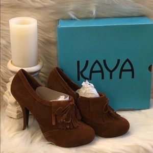 Beautiful rust colored  ankle boots